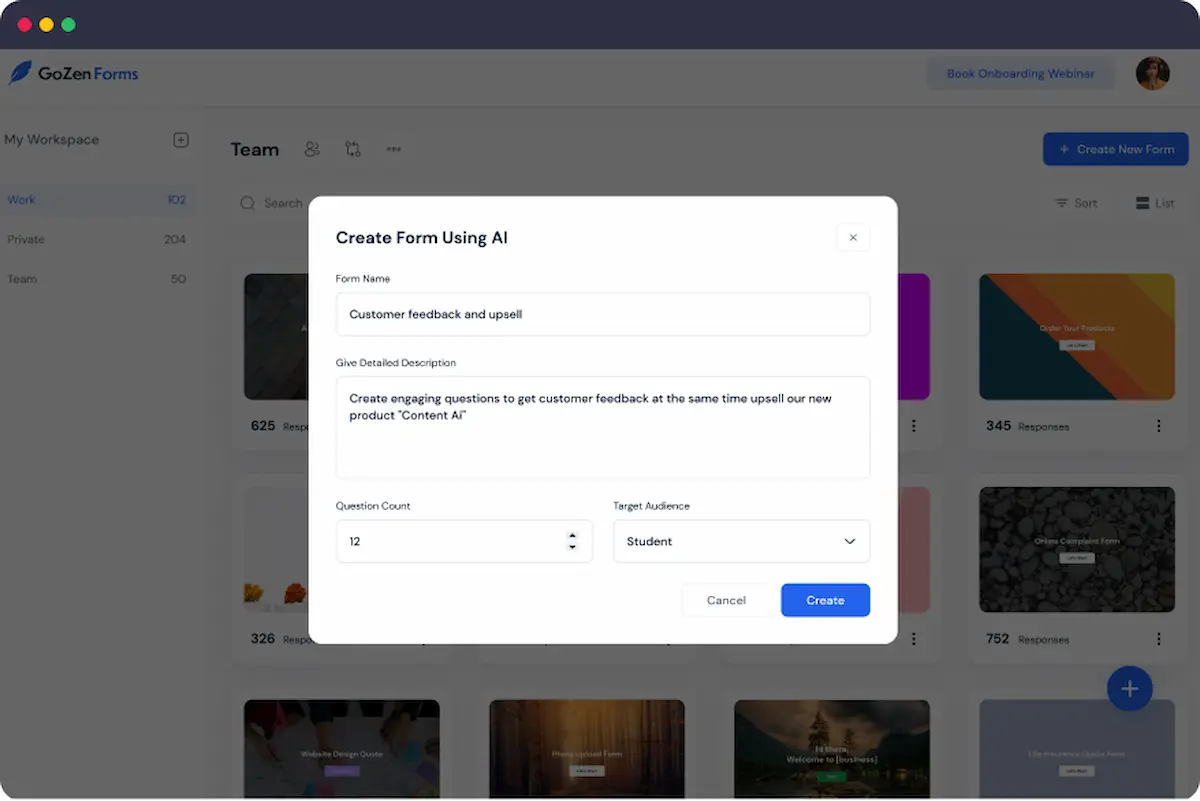 Ask engaging questions with AI.