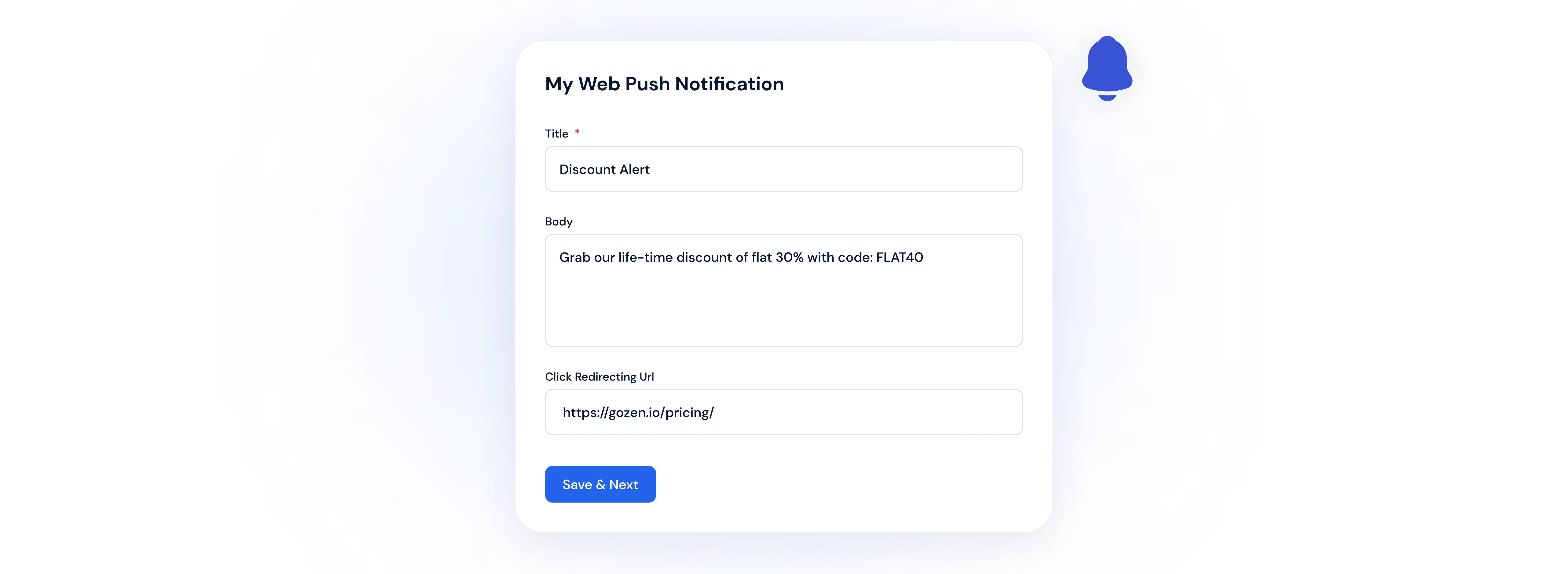 Growth push notifications