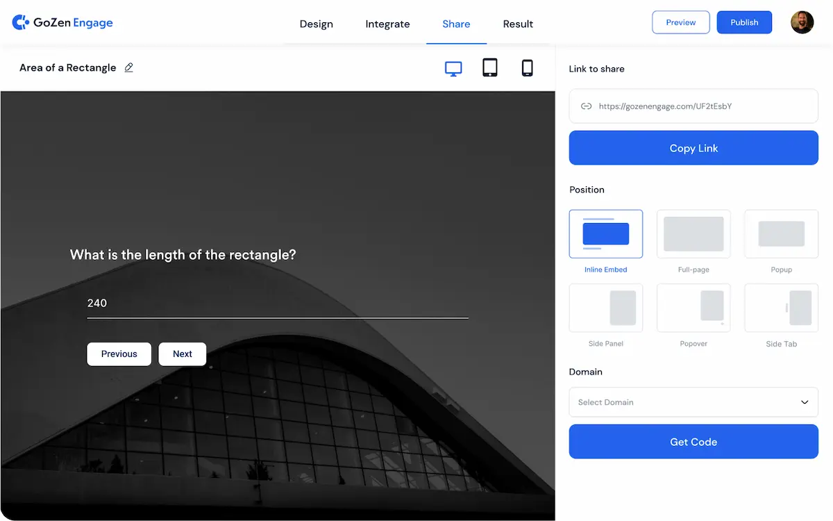 Quick and Easy to share