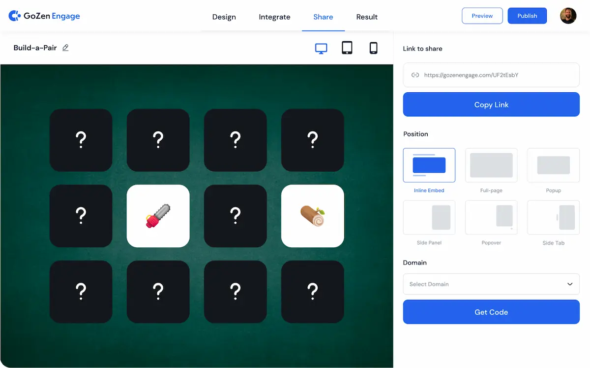 Quick and Easy to share