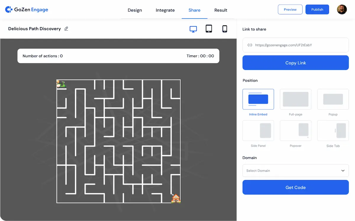 Quick and Easy to share