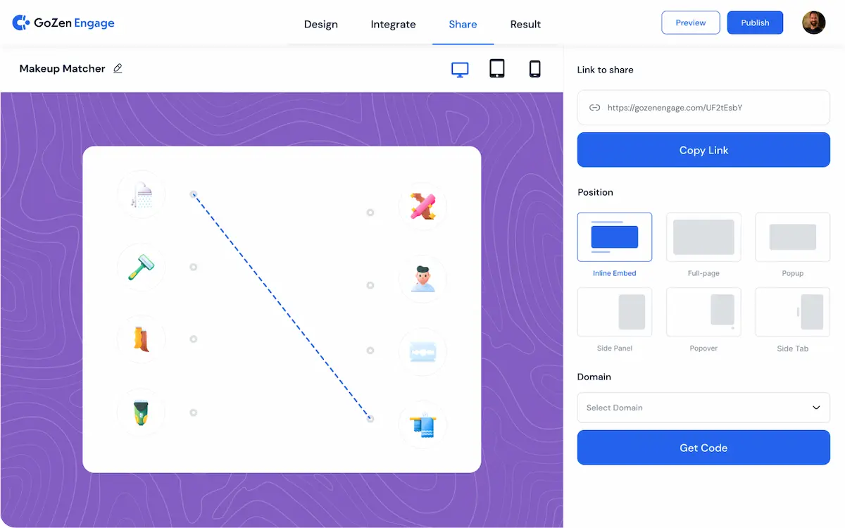 Quick and Easy to share