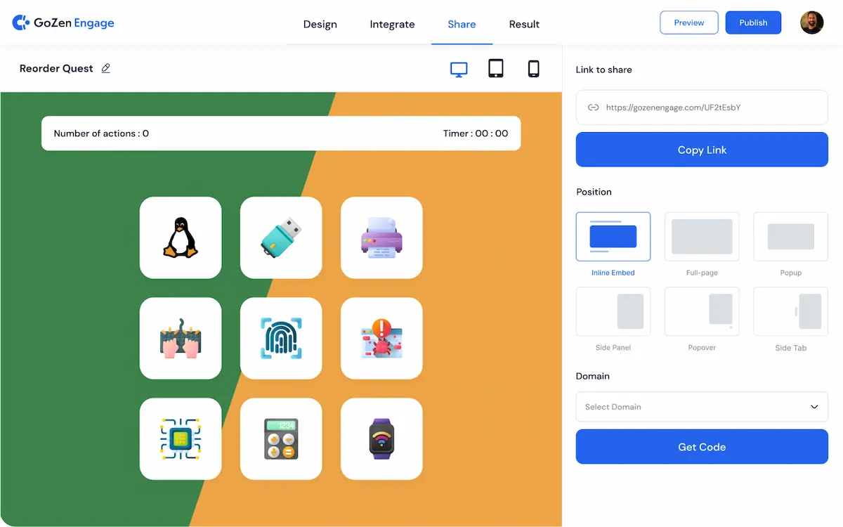 Quick and Easy to share