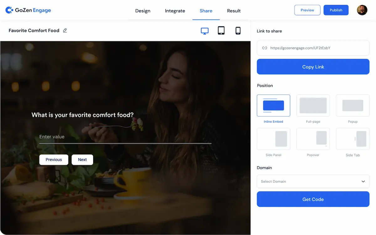 Quick and Easy to share