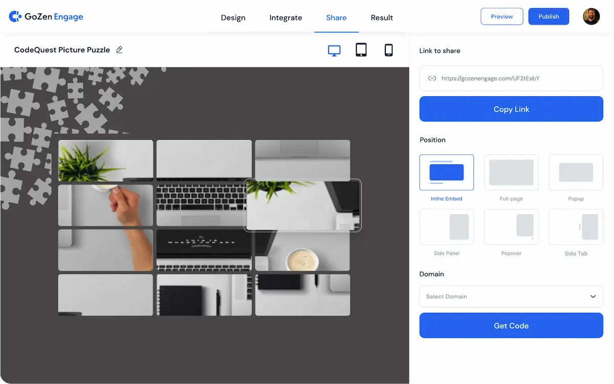 Quick and Easy to share