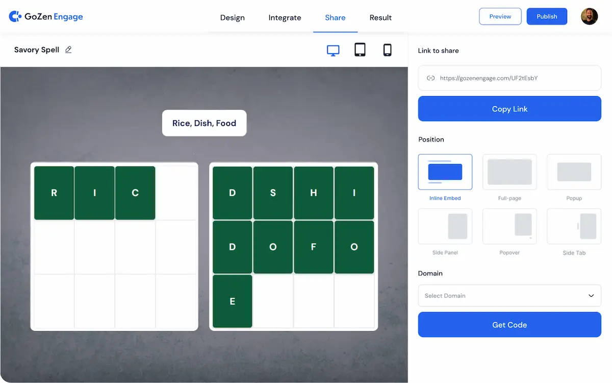 Quick and Easy to share