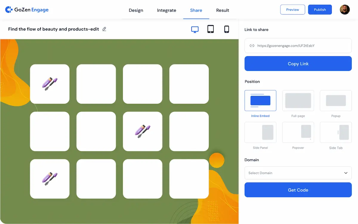 Quick and Easy to share