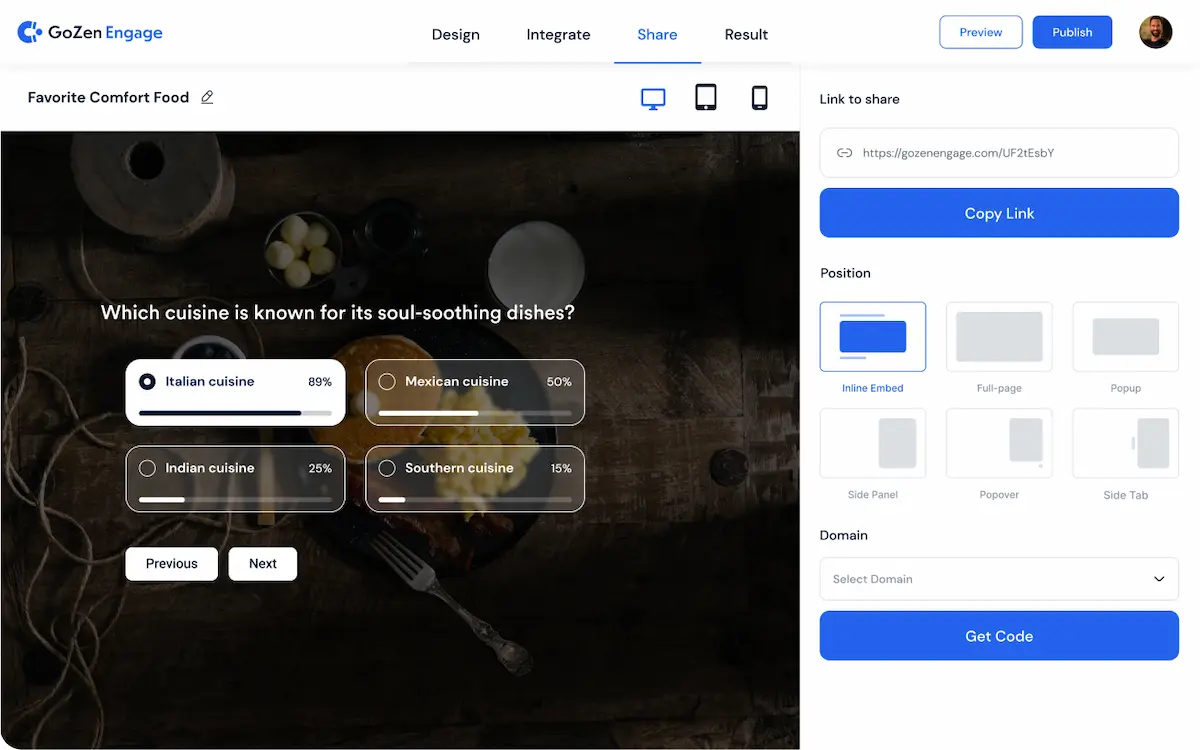 Quick and Easy to share