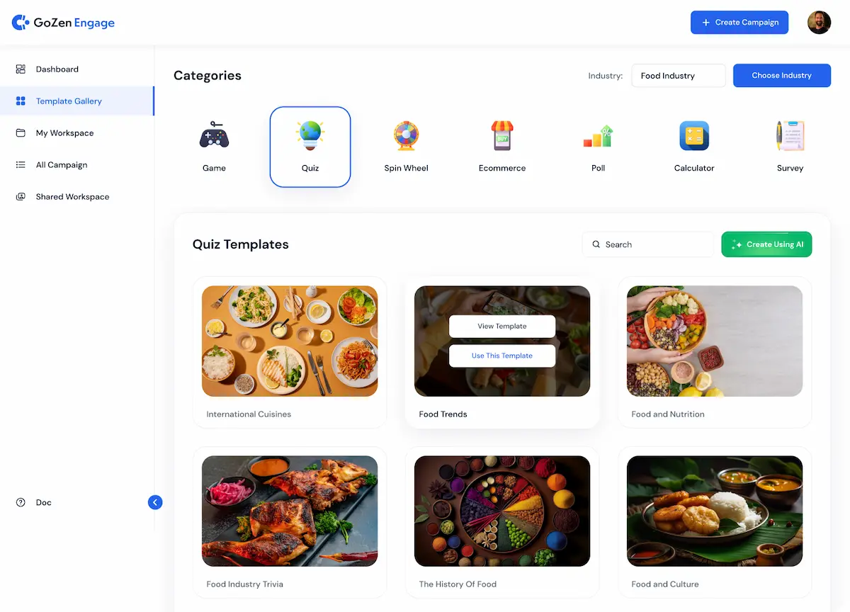 Eye-catching templates.