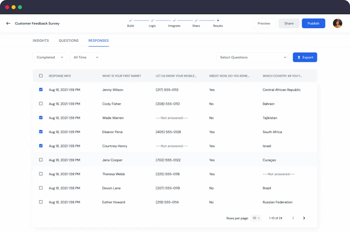 You decide when your forms collect responses