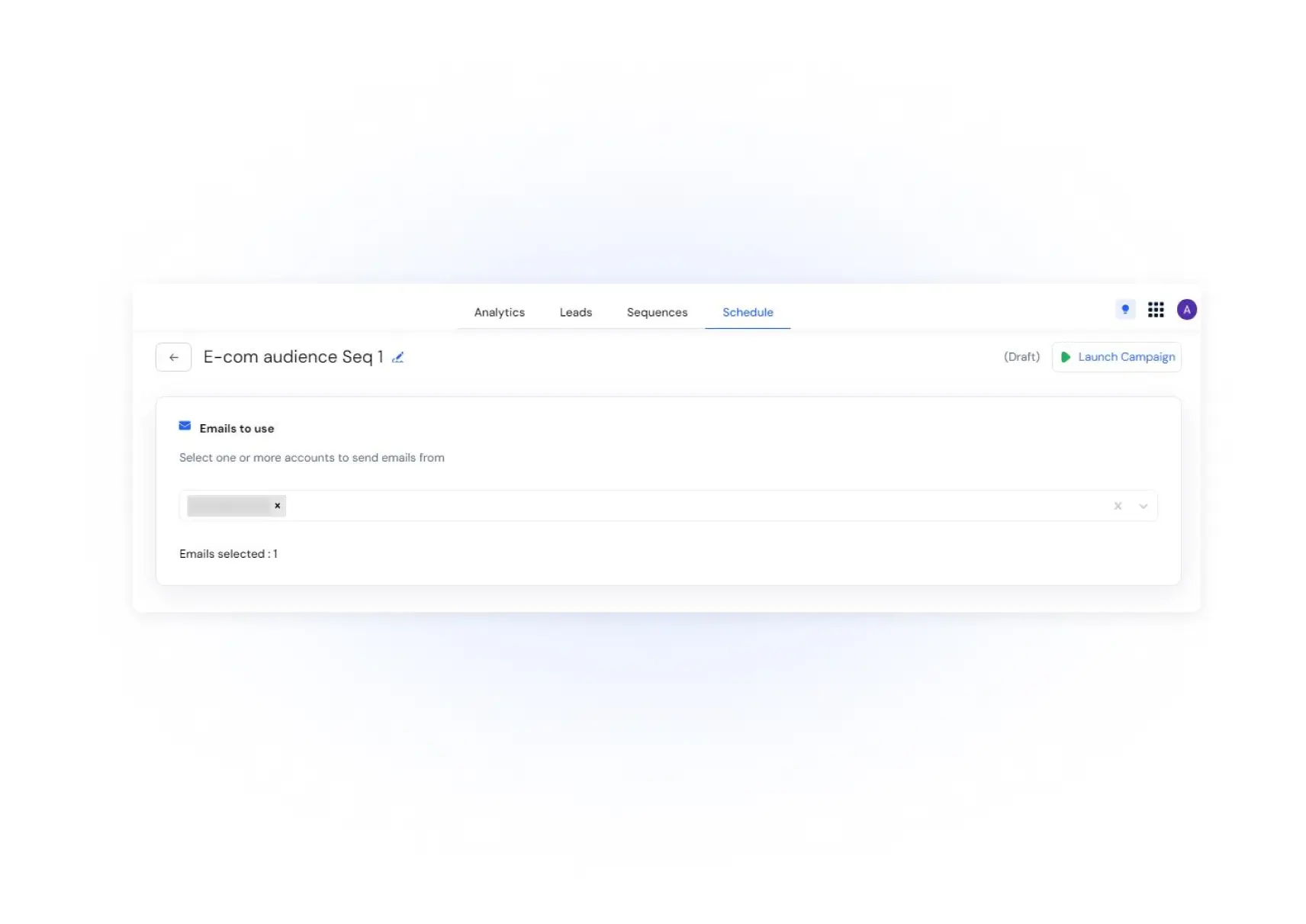 smart campaign scheduling option in GoZen Growth Ai platform