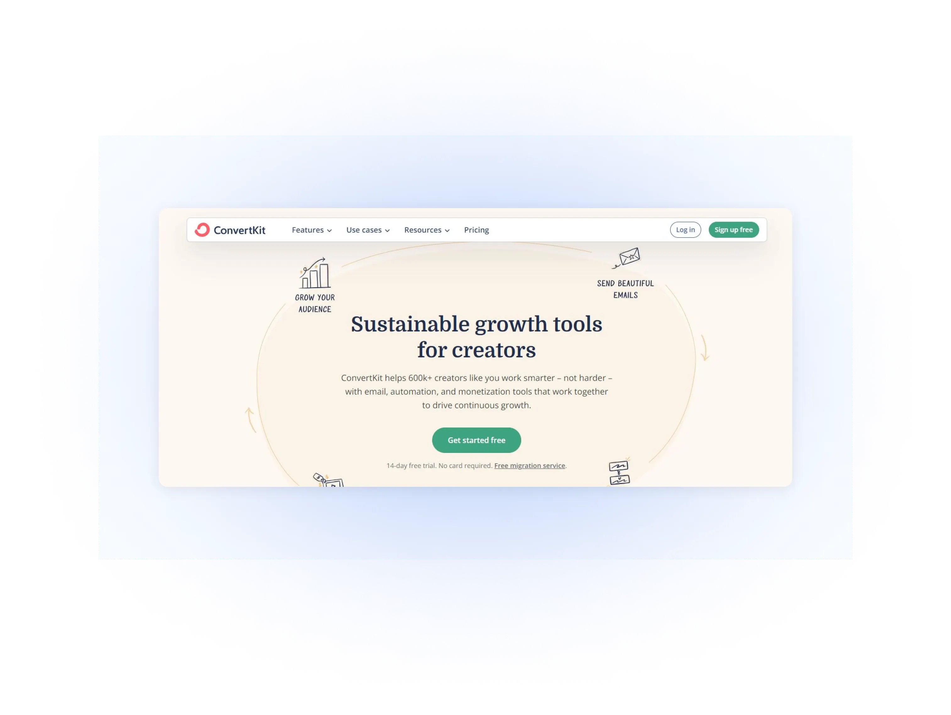 convertkit landing page