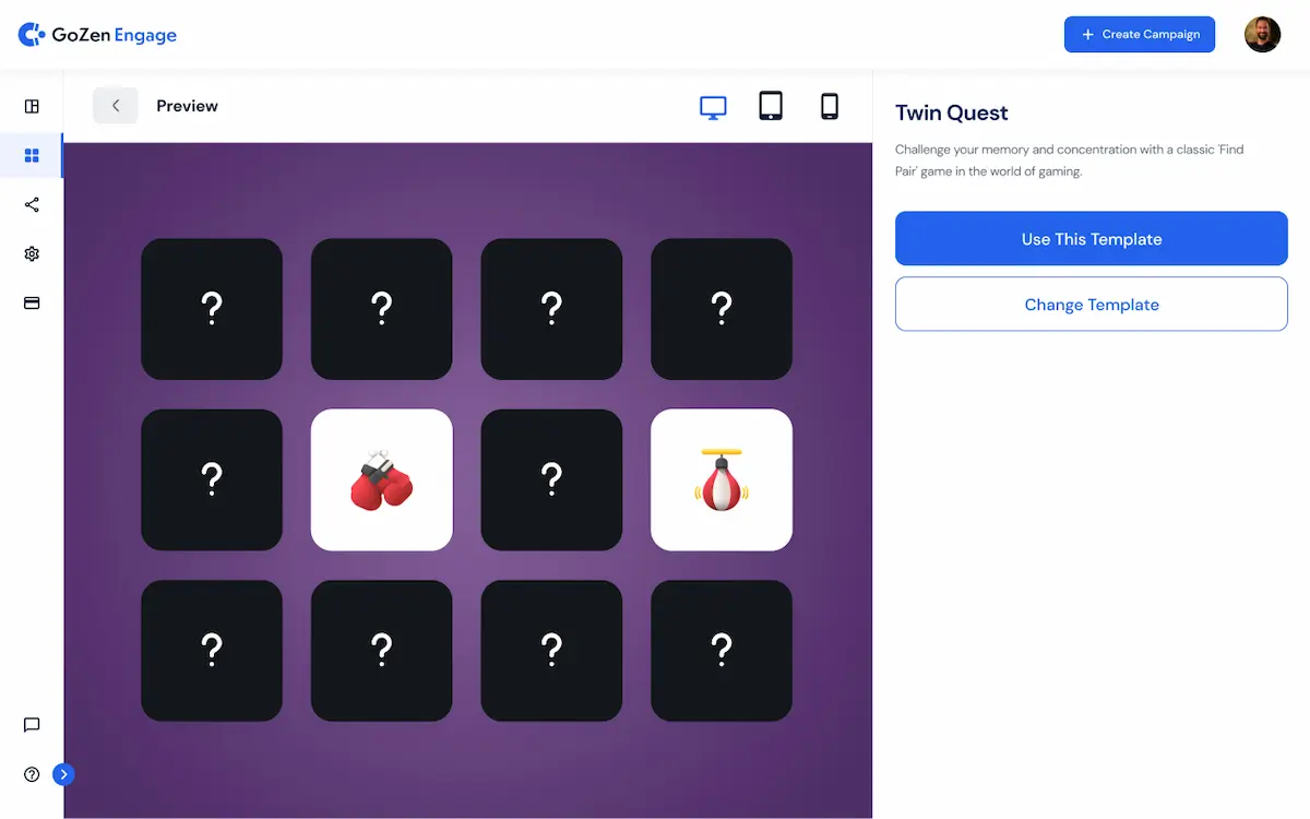 Interactive Preview Templates