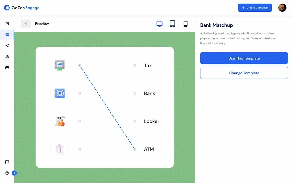 Interactive Preview Templates