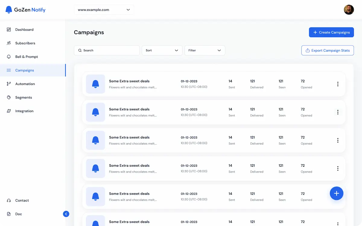 Seamless Campaign Monitoring
