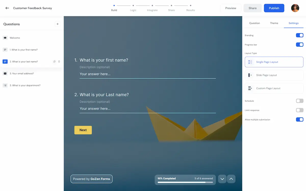 Craft forms that are right for your audience