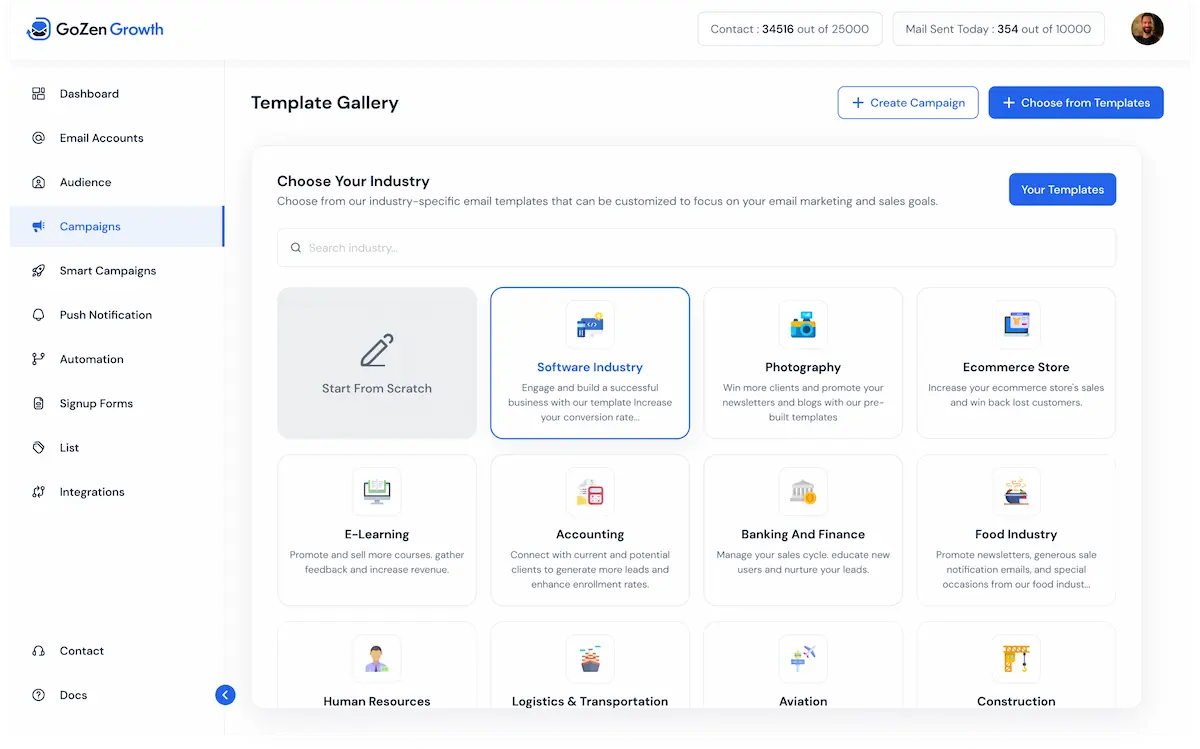 Stay Agile with Industry-Specific Email Templates