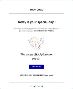 Special Occasion Email