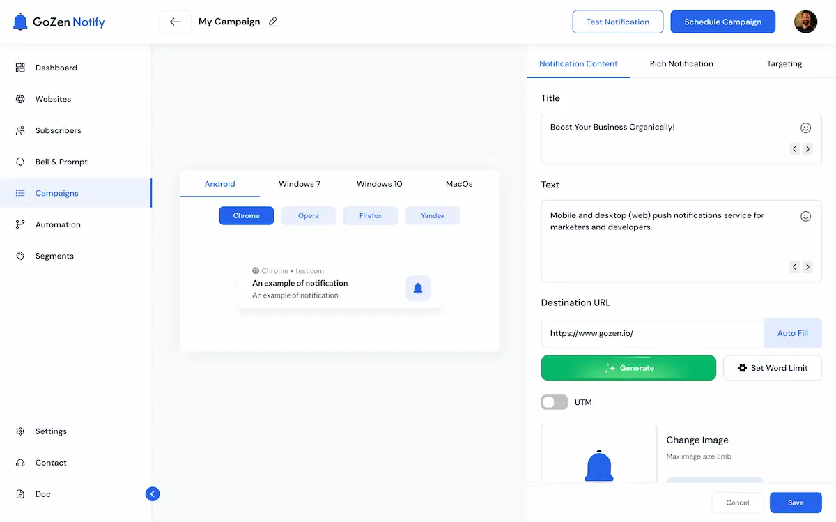 Android Push Notification