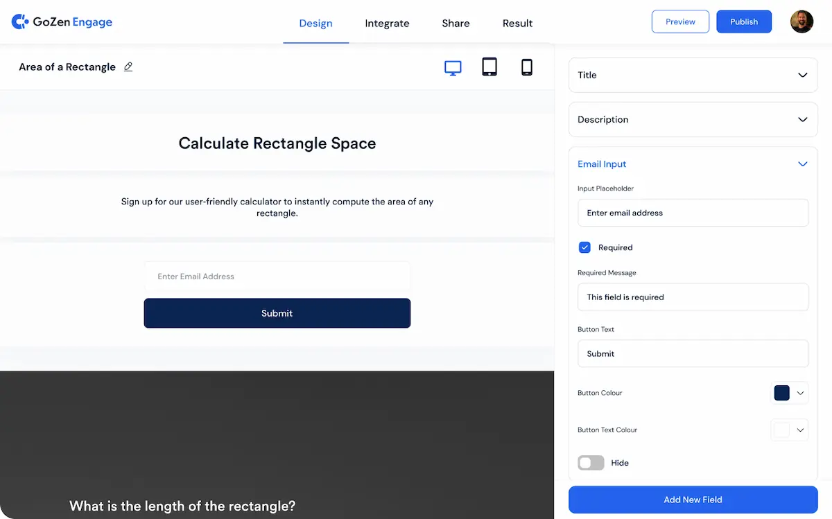 User Friendly Interface