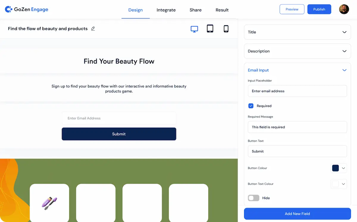 User Friendly Interface
