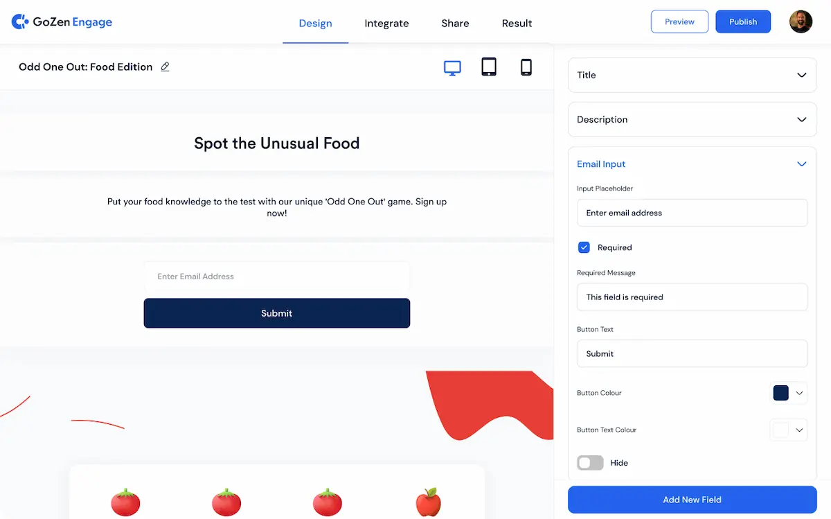User Friendly Interface