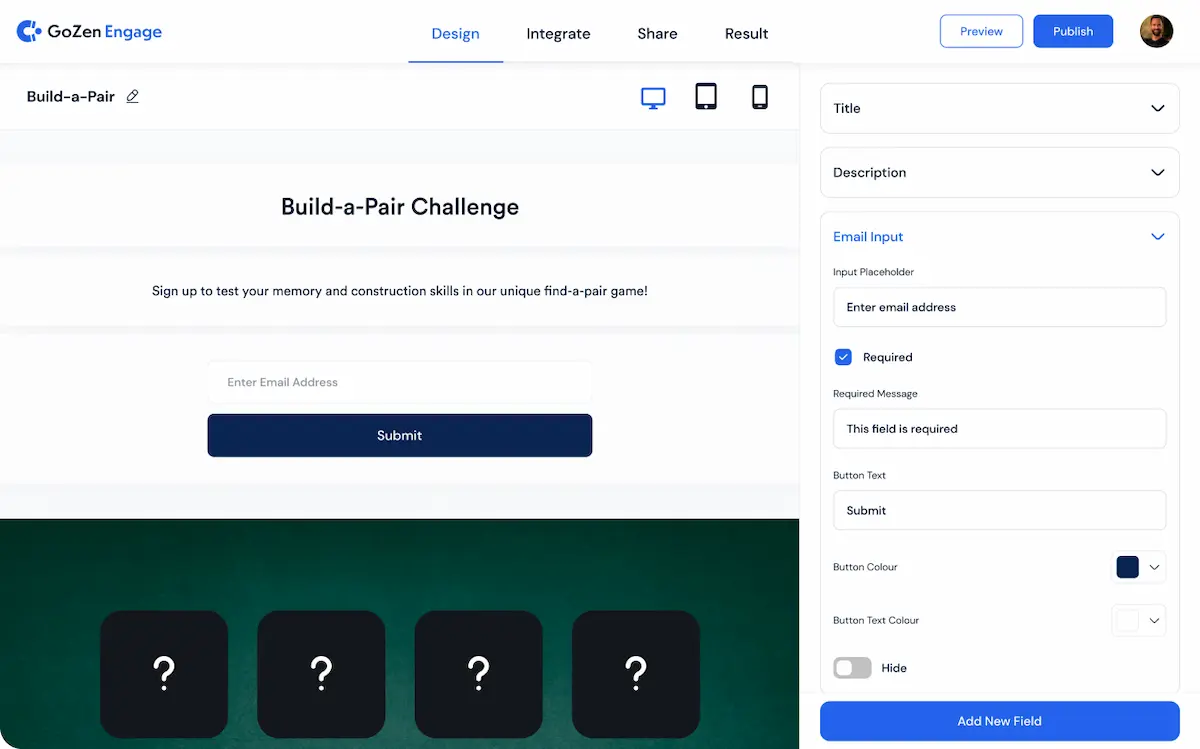 User Friendly Interface