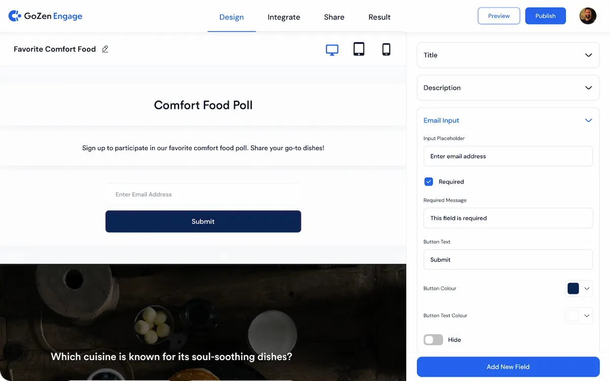 User Friendly Interface