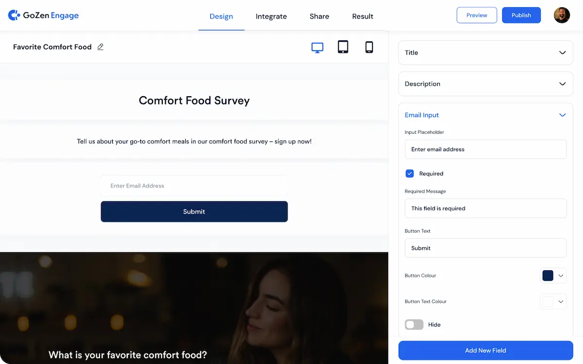 User Friendly Interface