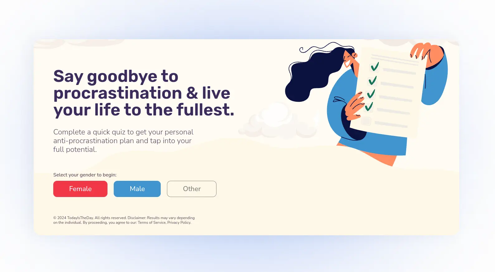 wellness interactive quiz